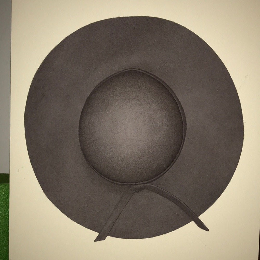 Floppy Gray Wool Hat